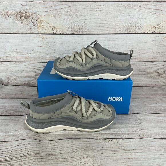 HOKA ONE U ORA PRIMO Men's Sz 6 Slide Shoes Frost Gray - Picture 2 of 11